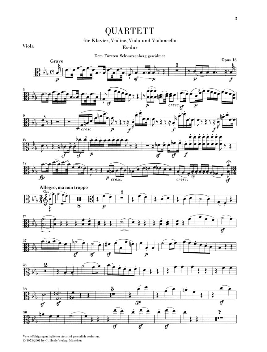 Klavierquartette. Violine, Viola, Violoncello, Klavier: Besetzung: Klavierquartette (G. Henle Urtext-Ausgabe)
