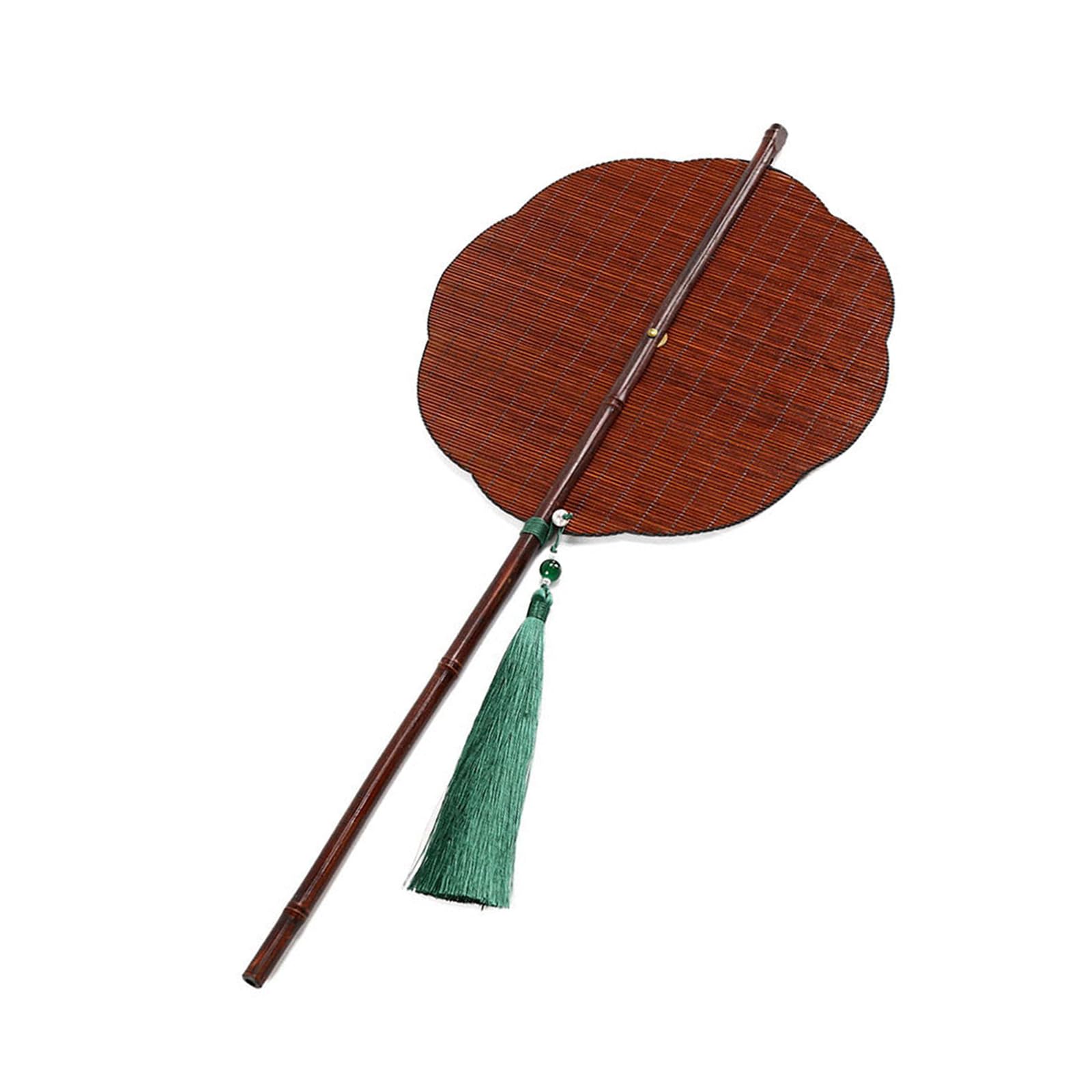 Qusinfc Handwoven Silk Handcrafted Cooling Fan Portable Cooling Handheld Folding Fan Artistics Home Decoration Decorative