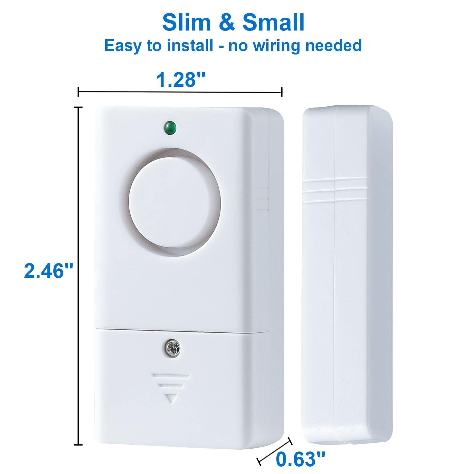Alarma de puerta y ventana, alarmas de puerta de 120 dB para seguridad de niños, paquete de 10 alarmas de piscina para seguridad del hogar, seguridad de niños y ancianos