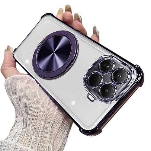 LUNBER-ARMOR�EFor Xiaomi 17T Pro �P�[�X 17TPro �J�o�[ ���b�L �N���A ���� TPU �����O�t�� �����Y�J�o�[�t�� �\�t�g�P�[�X �p �ی� For �V���I�~17T Pro �v��(�_�[�N�p�[�v��)