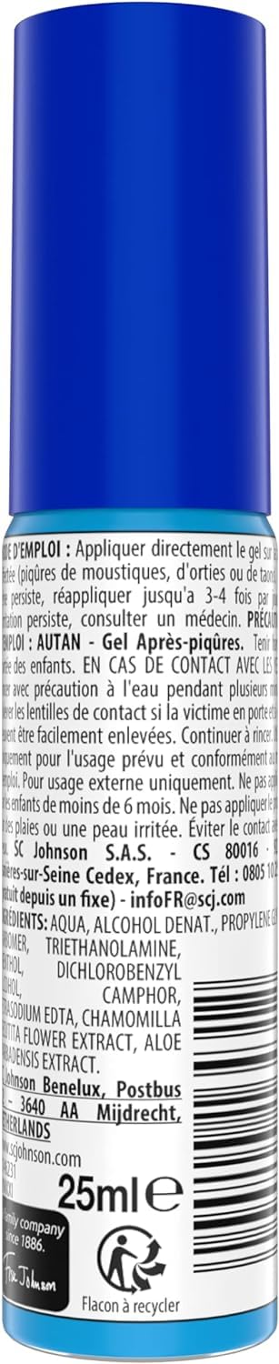 Autan Gel Après-Piqures Anti-Moustiques 25ml Camomille Aloe Vera