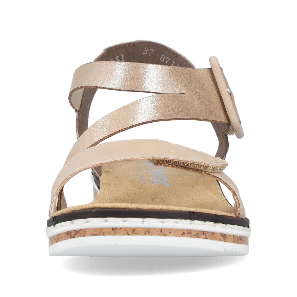 Rieker Femme Sandales V3660, Dame Sandales Fines