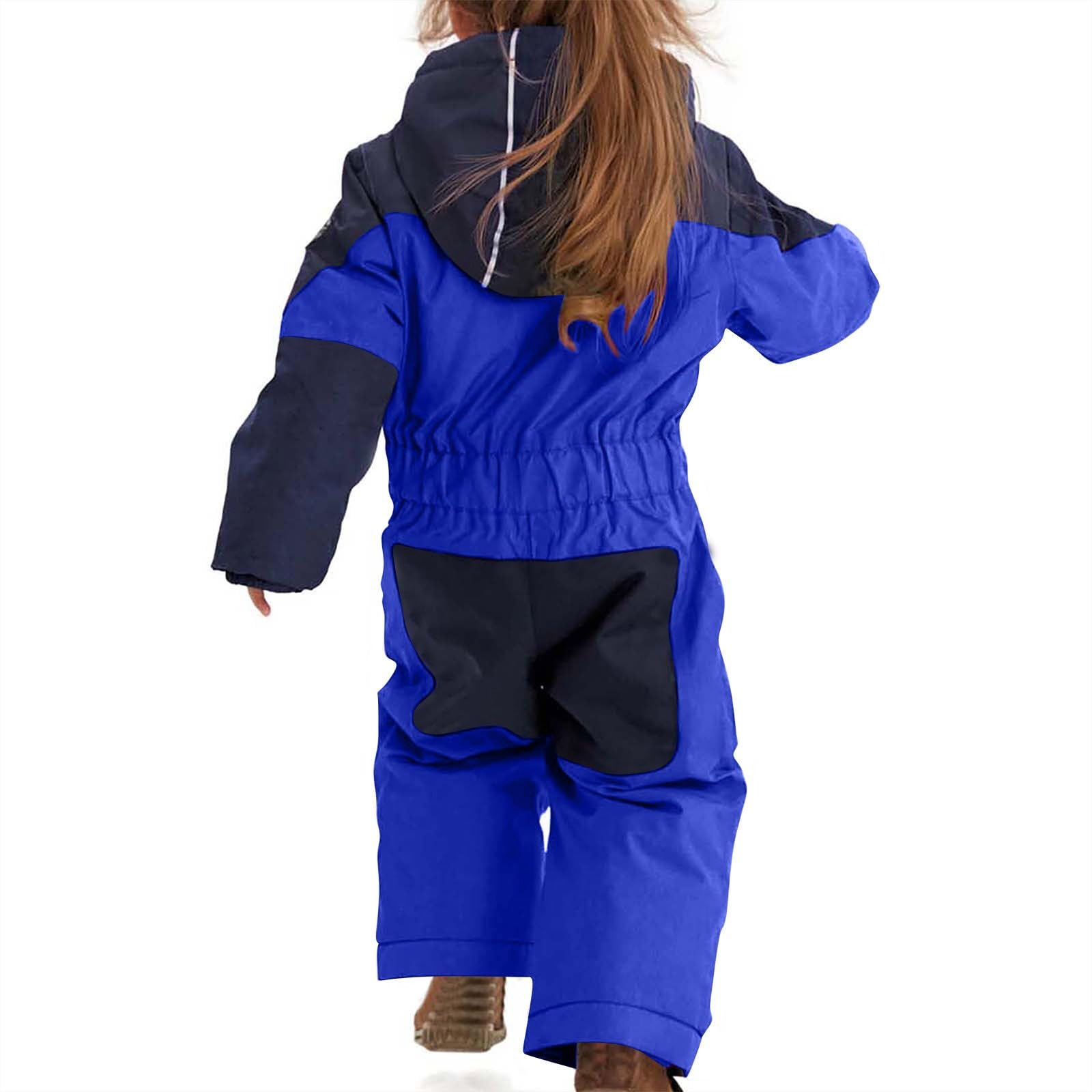 Genérico Traje De Esquí Niño Adolescente Chaqueta Softshell Invierno A Prueba De Viento Al Aire Libre Impermeable Cuello De Piel Ropa De Esquí Transpirable Traje De Nieve Caliente Peleles 1-15 Años