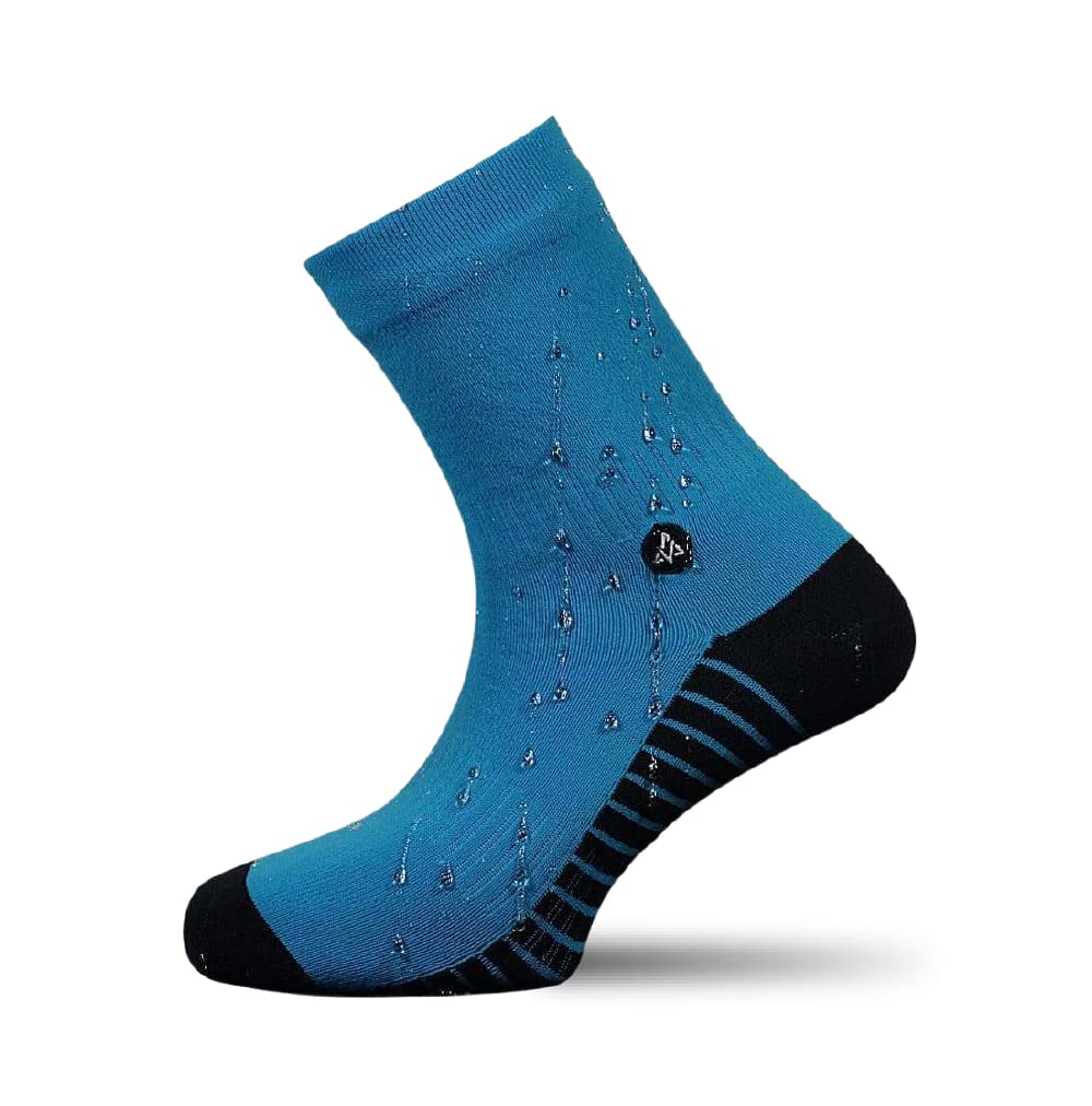 VER JARI Chaussette Étanche Imperméable Bleu Trail-Dry | Waterproof | Trail Running Vélo
