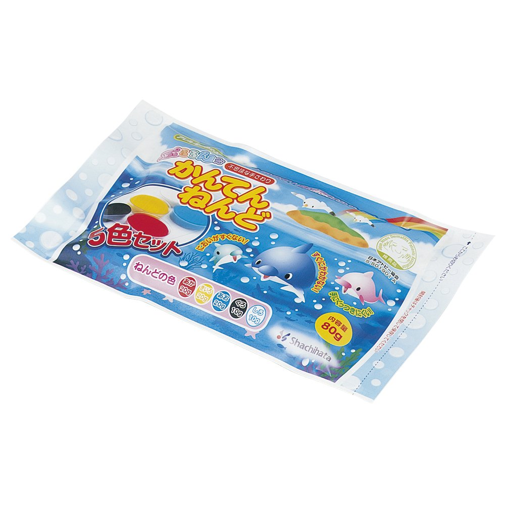 Amazon.co.jp: シヤチハタ かんてんねんど 5色セット NEK-5S : おもちゃ