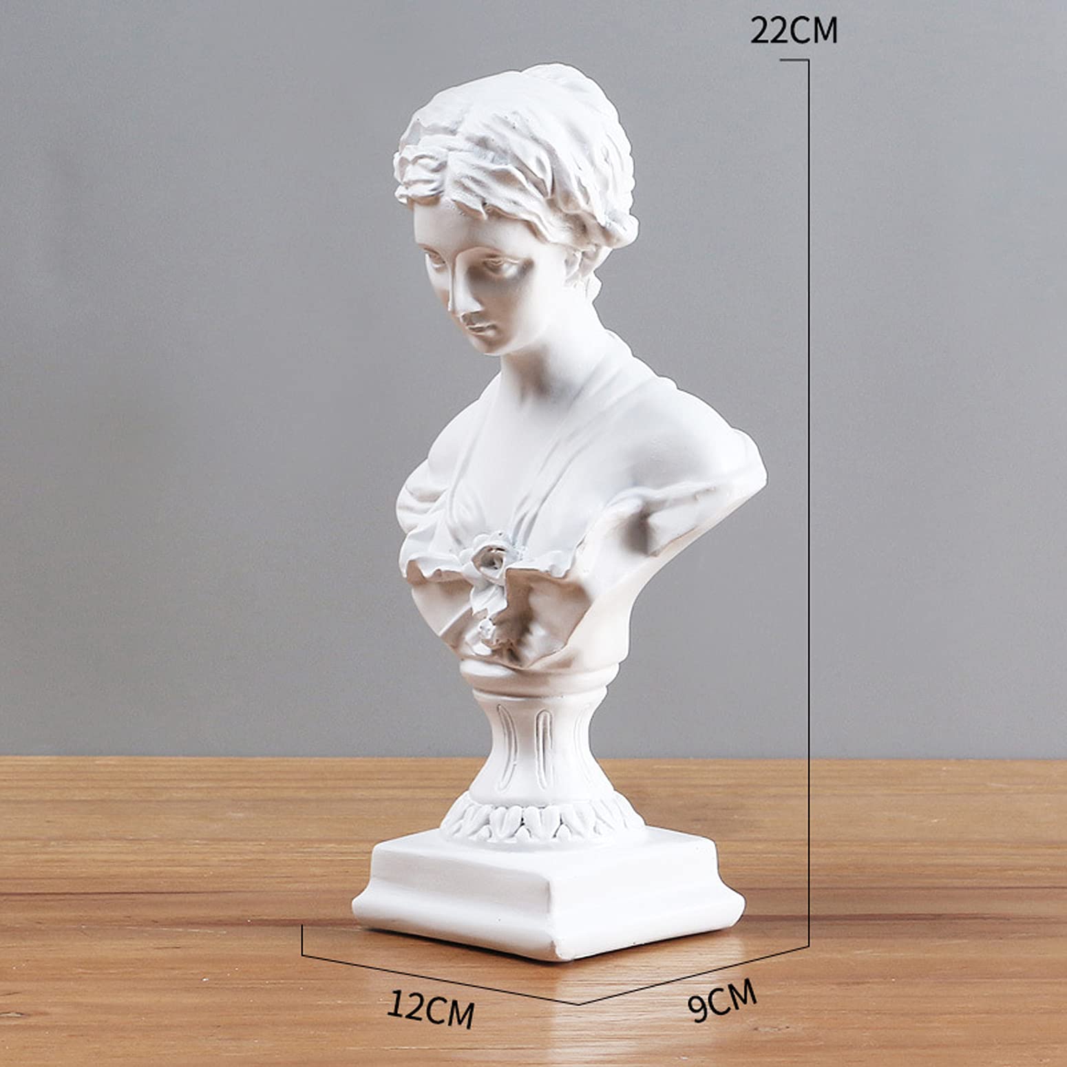 Amazon.co.jp: ヴィーナス像の樹脂彫刻の彫像、女神ビッグバスト