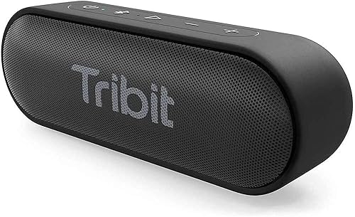 Tribit XSound Go Altavoz Bluetooth portátil, 12 W altavoz inalámbrico con graves ricos, IPX7 impermeable, 24 horas de reproducción, alcance