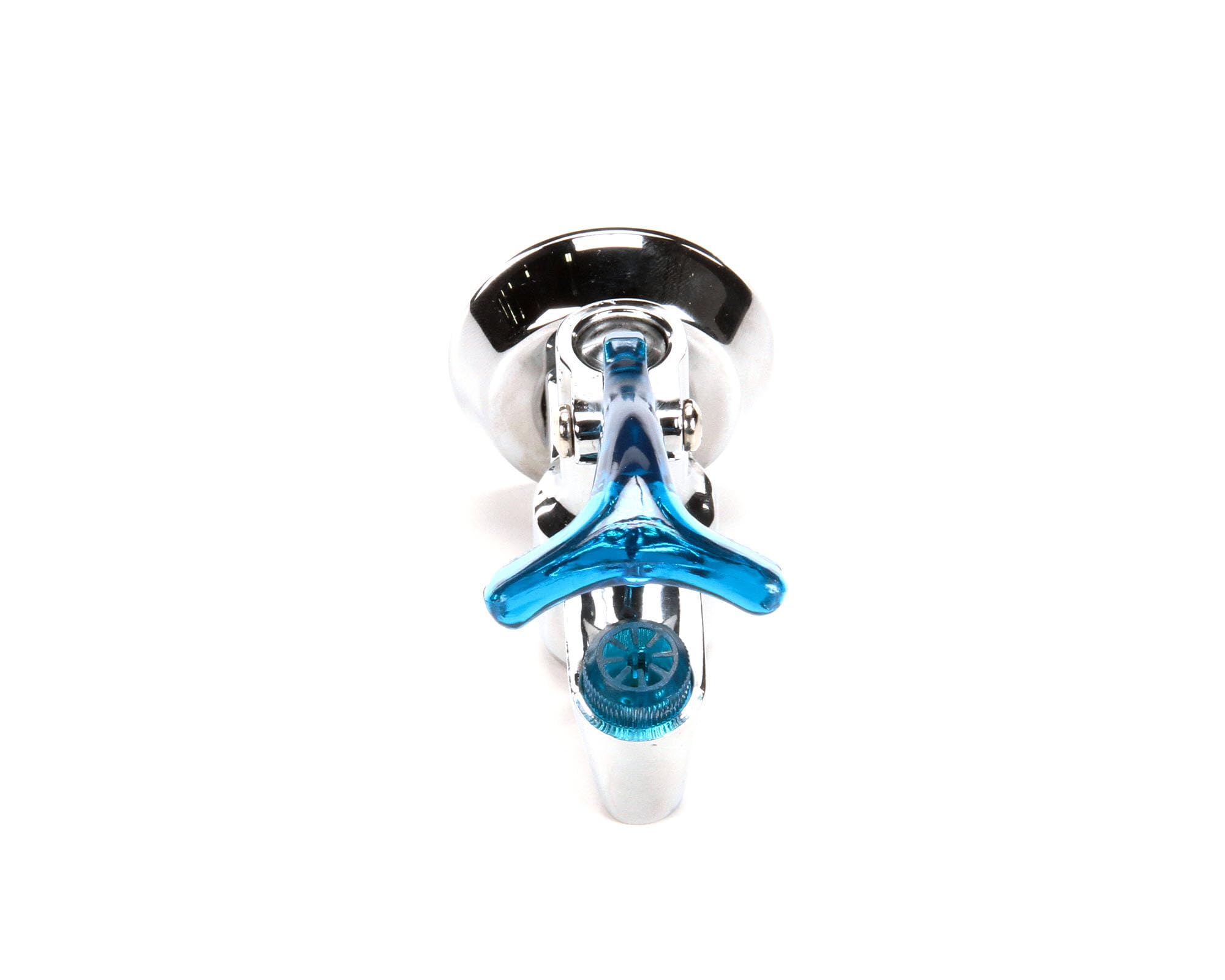 T&S Brass 5GF-W-F Relleno de vidrio para montaje en pared con entrada hembra Npt de 3/8 pulgadas y brida ajustable