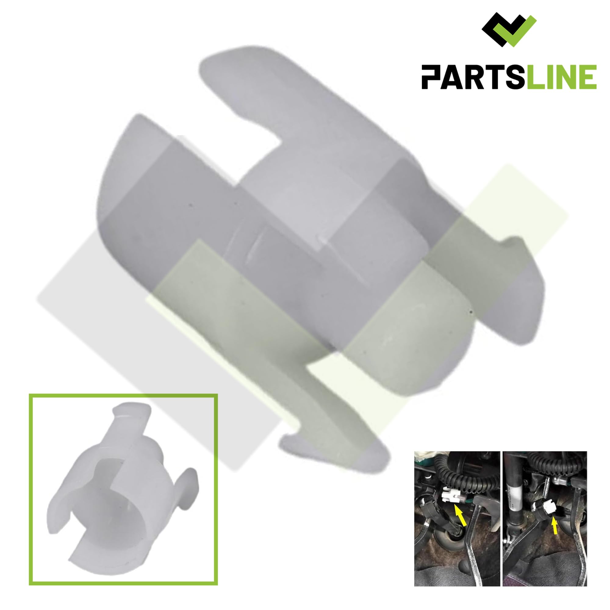 Partsline Clip d'émetteur embrayage compatible avec C2, C3, C4, C5, C6, C-Élysée, 2008, 3008, 307, 308, 5008, 508 9676534480