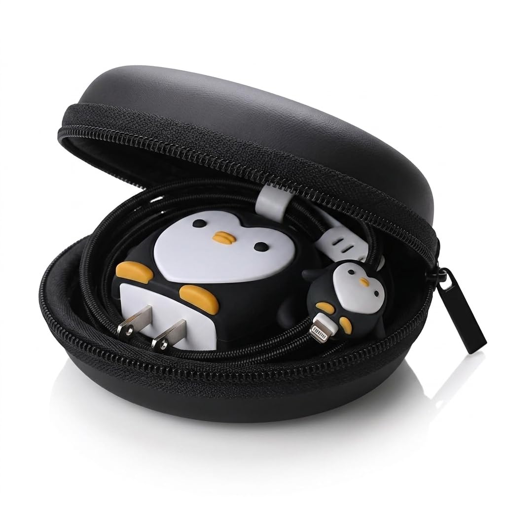 JAMPOD iPhone Charger Case - Cute Black Cat Protection -26