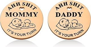 Mother’s Day Gifts for New Mom Gifts for Women Funny New Parents Decision Gifts for First Time Mom Mommy Daddy New Dad Gifts for Fathers Day Expecting Pregnant Mom New Baby Shower Gifts Double-Sided