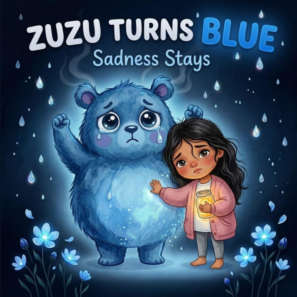 Zuzu Turns Blue: Sadness Stays: When Sadness Stays: A Picture Book About Grief, Goodbyes and Big Feelings for Kids Ages 3-6, Helping Children Cope ... to Be Okay (Zuzu's Big Feelings Collection)