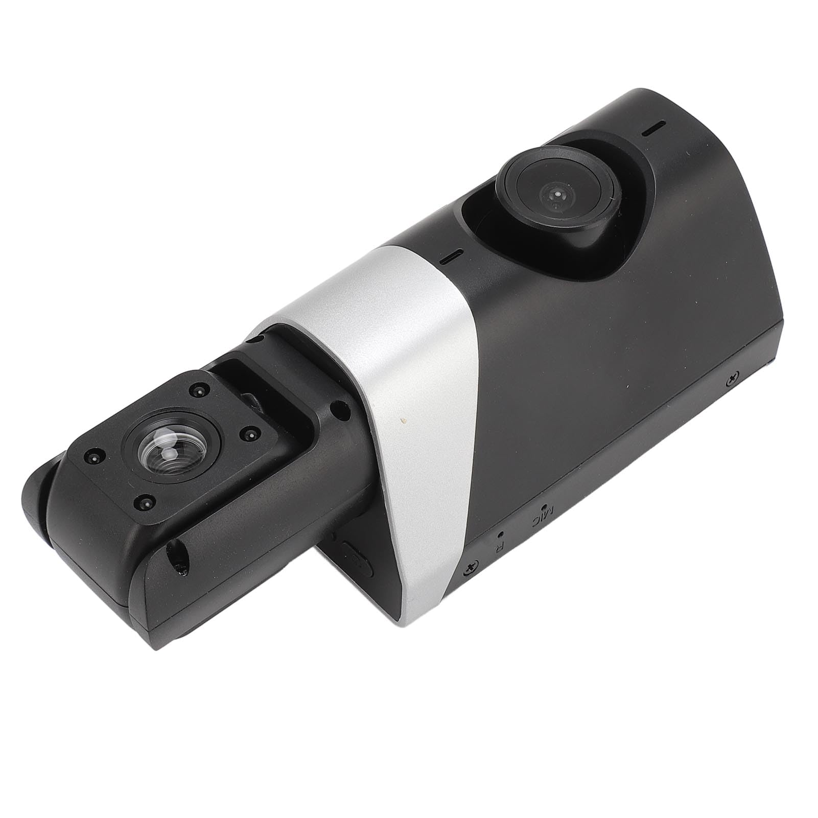 Cocoarm Dash Cam a 3 1080P Tripla Fotocamera con Visione Notturna | Custodia in ABS, Copertura Grandangolare Anteriore/posteriore/interna, Rilevamento del Movimento, Blocco di Emergenza
