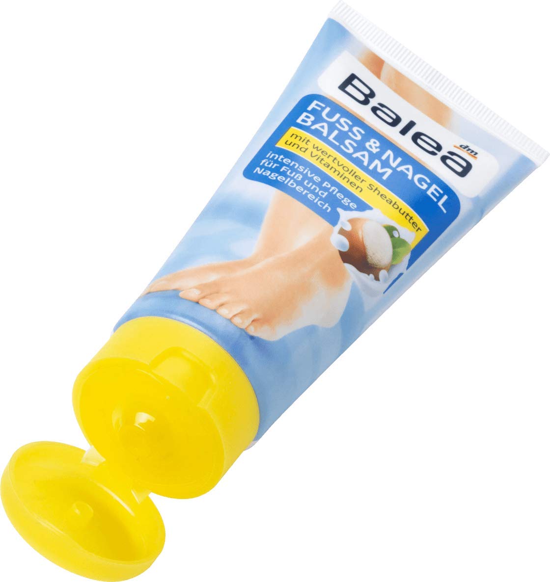 Balea Bálsamo para pies con manteca de karité y vitaminas, 100 ml