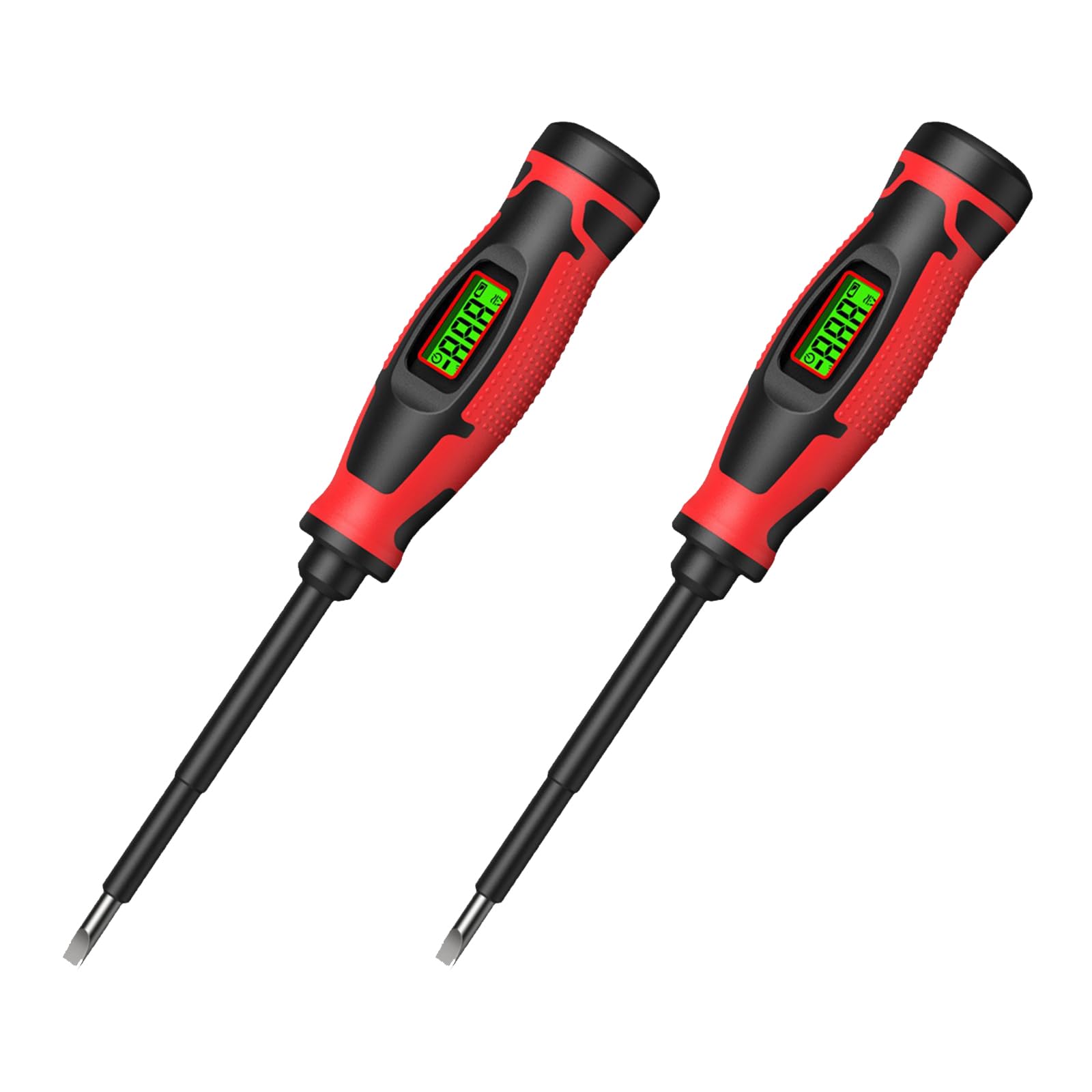 Tsophreniq 2 Pack Intelligent None Voltages Tester Tool With Lcd Display And Buzzers Alarm For Home And Professional Electrical Work Safe Electrical Tester
