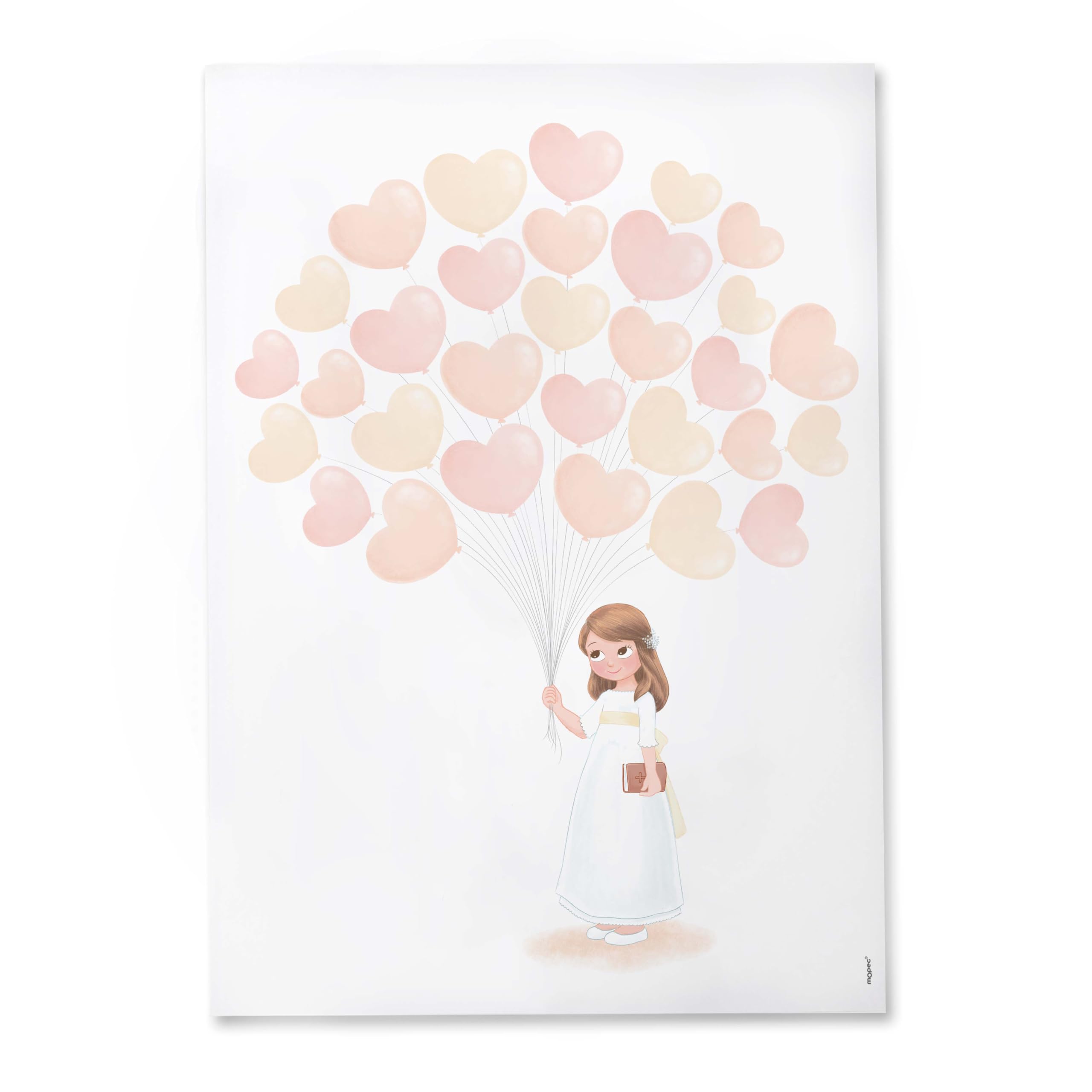 Mopec X6111 Signature Print Girl Communion Bible 29.7x42cm