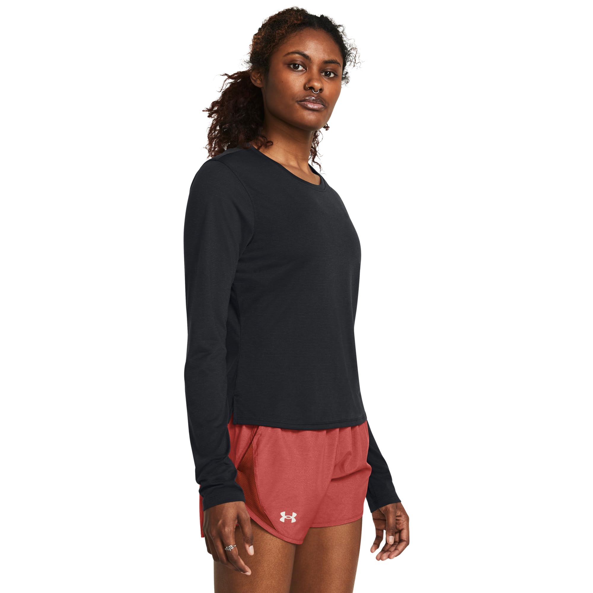 Under Armour Damen Launch Longsleeve Shirt Schwarz XS – Ansicht 2