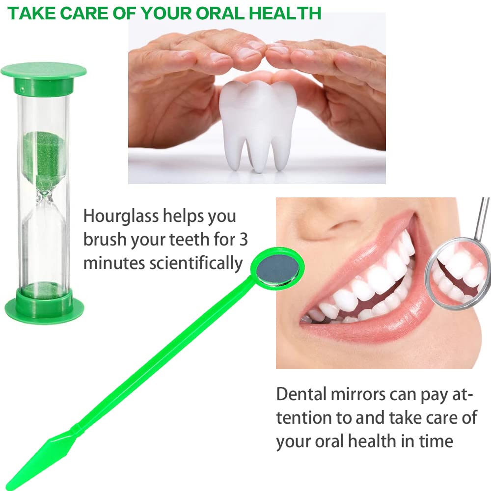 2 x Kit portátil de cuidado oral ortodóntico, kit de viaje para pacientes, cera de cepillado interdental, hilo dental, limpieza de cepillos de dientes 3