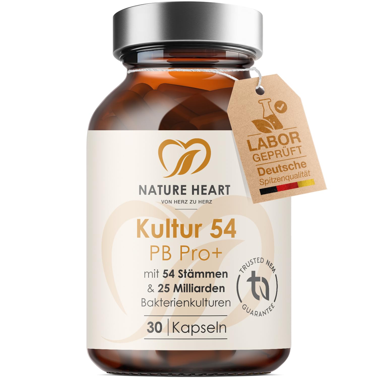 Nature Heart Kultur54 PB Pro+ Kapseln, 30 Stück