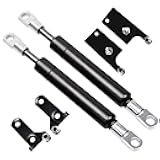 Rear Tailgate Assist Shock Strut Kit for Toyota Hilux Revo 2015-2025 GUN125 GUN126 Pickup Truck Back Door Slow Down Lift Support Dampers Gas Spring (Normal Black)