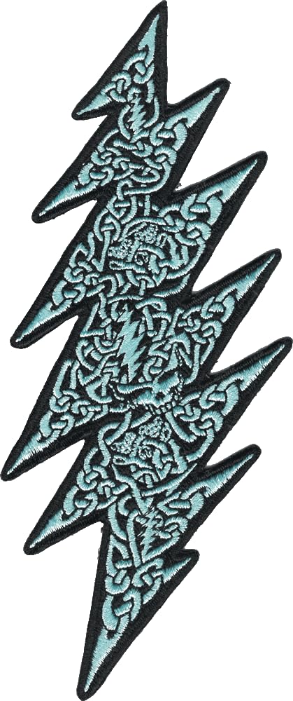 Amazon.com: Grateful Dead Celtic Lightning Bolt Patch - Iron