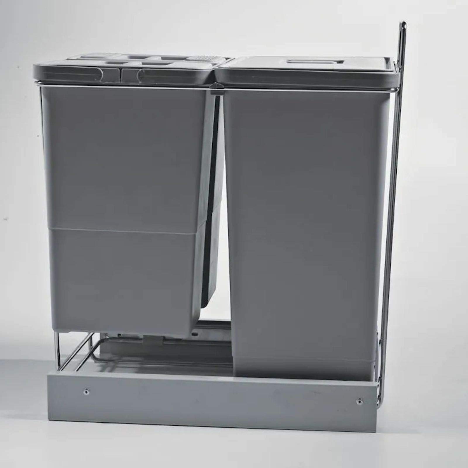 SOTECH Abfallsammler Ecofil PF01 34B4 ab 40 cm | 12+12+12L mit Deckel voll ausziebar Korpusbreite