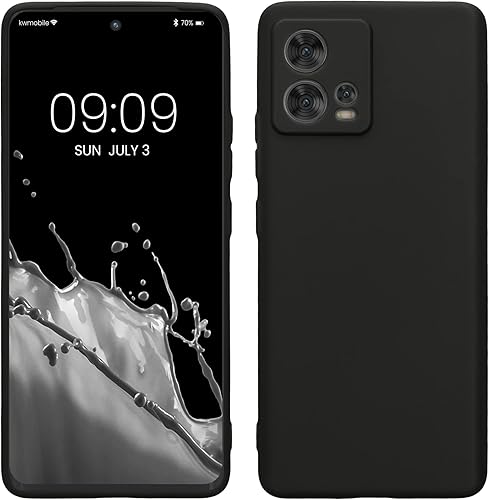 kwmobile Funda compatible con Motorola Edge 30 Ultra - Funda protectora delgada de TPU - Acabado mate suave - Azul Verde