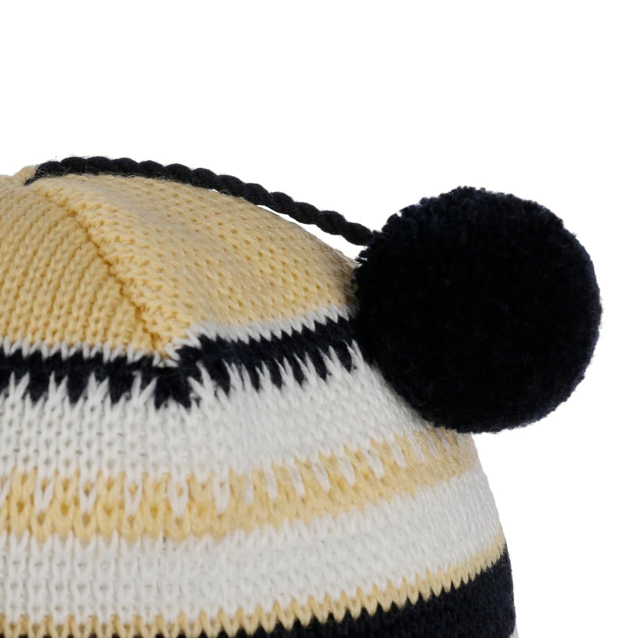 Eisbär Bonnet a Pompon Gitti Femme/Homme - Made in Austria de Ski pour l'hiver Beanie avec Doublure, Doublure Hiver Automne-Hiver