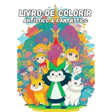 Capa do livro Livro de Colorir Artístico e Fantástico