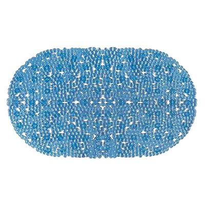 Freelance PVC Shower Mats for Bathroom Anti Slip - 69x39 cm Blue - Antiskid Bath Mat - Anti Skid Mat for Bathroom Floor/