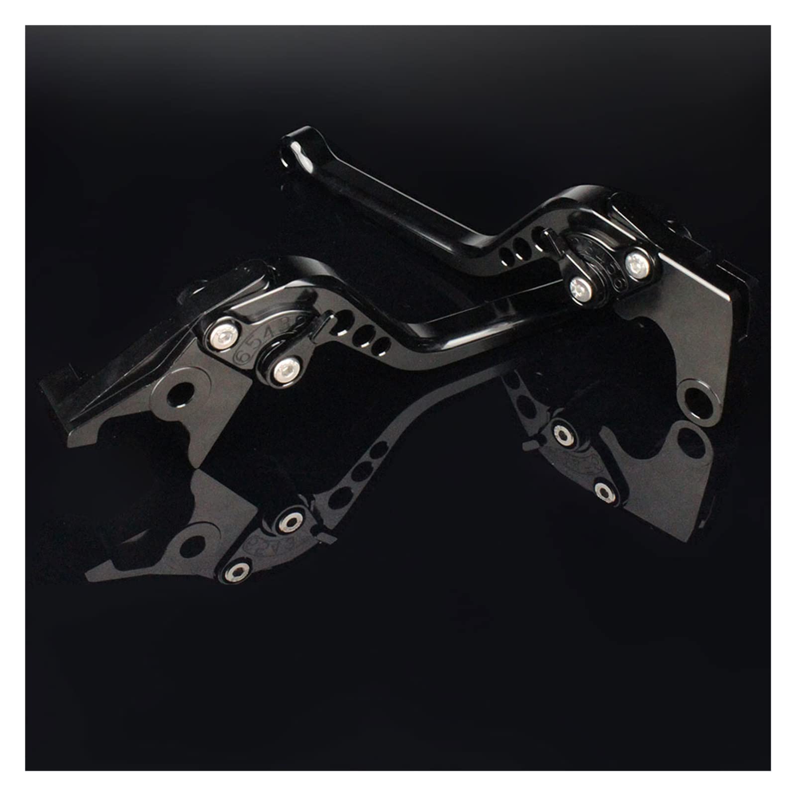 CAIDIS Motorcycle Brake Clutch Lever for Lexmoto for LXR 125 for Euro 5 SY125-10-E5 CNC Motorcycle Adjustable Brake Clutch Lever Accessories(Black 177mm)