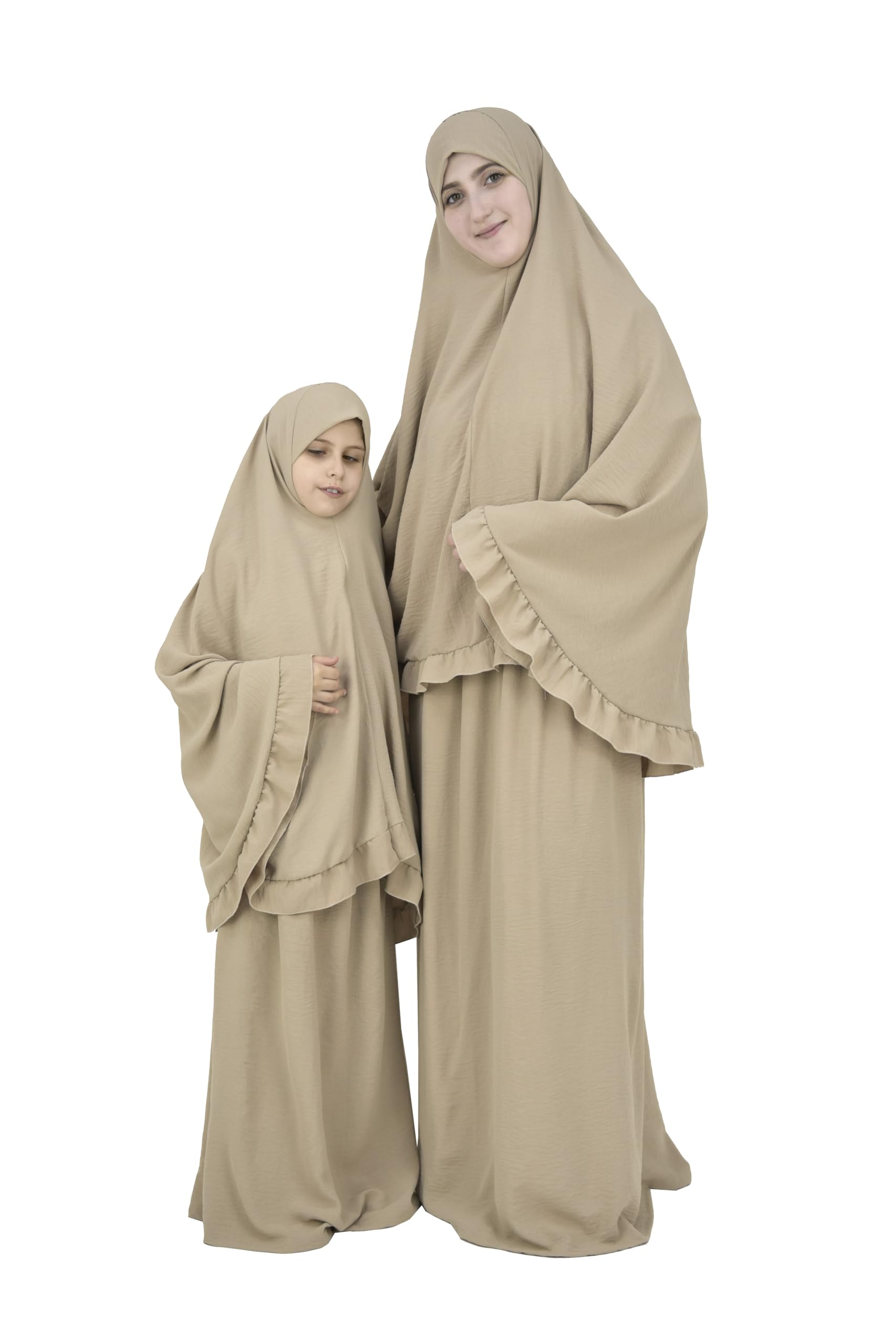 Two Piece Islamic prayer dress for kids girls and women-Prayer Clothes for girls and Muslim Women-Prayer Abaya For kid-prayer dress-by Damas Collection
