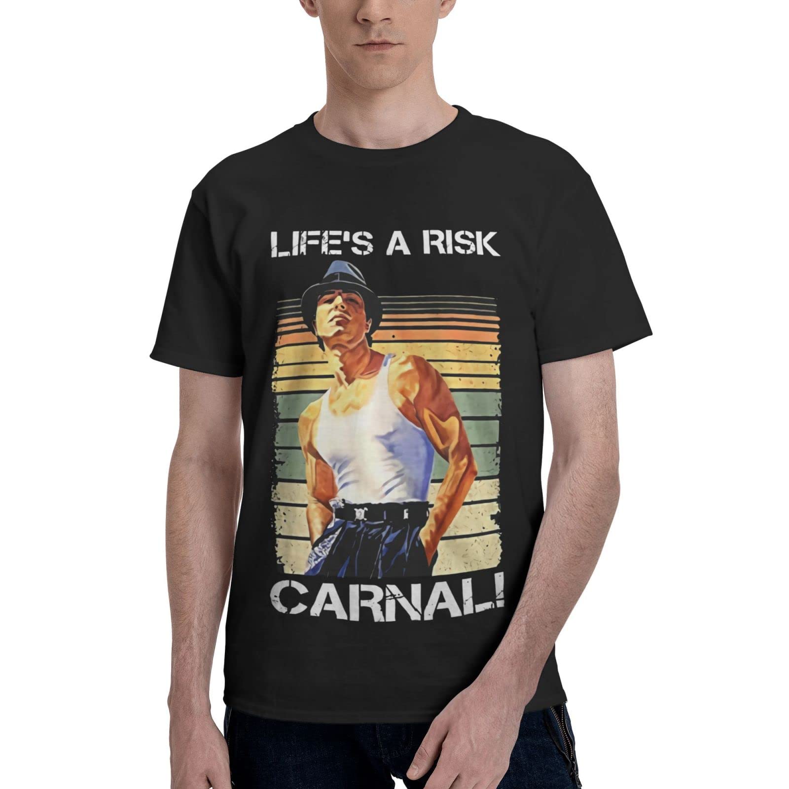 SvfulvedaMen T-Shirts Round Neck Short Sleeve Tee Tops Custom Tees Clothing