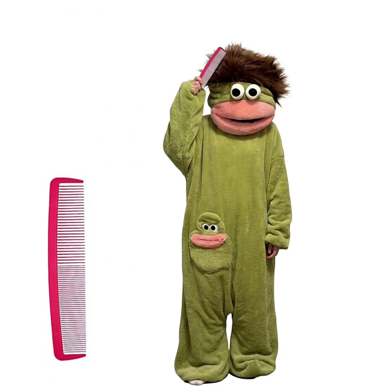 Monster Onesie Adult, Fancy Dress for Adults, Comedy Unisex Nightwear Soft