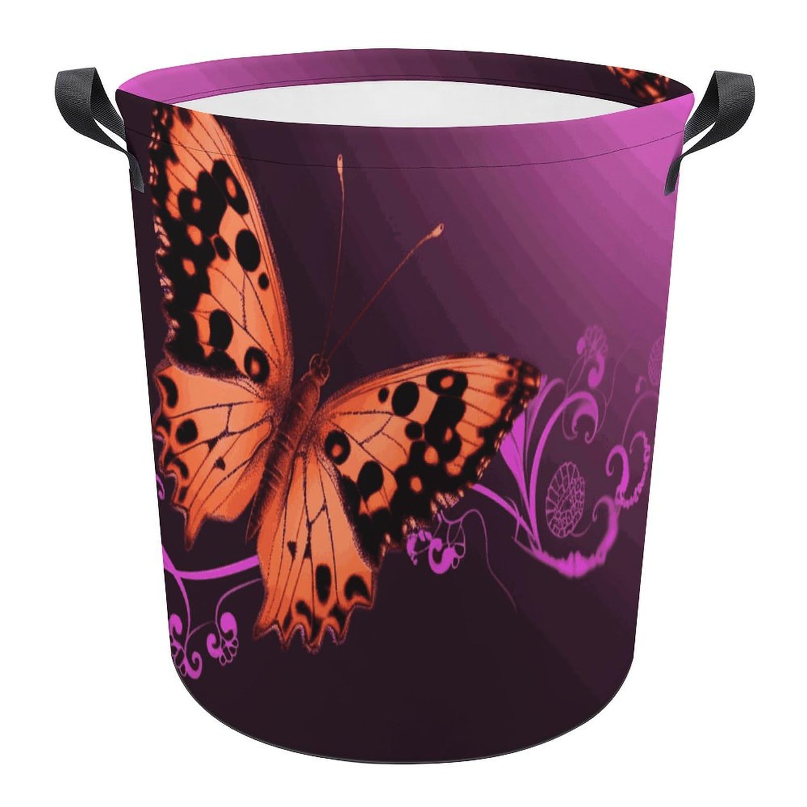 Panier à linge grand modèle imperméable pliable papillon salle de bain