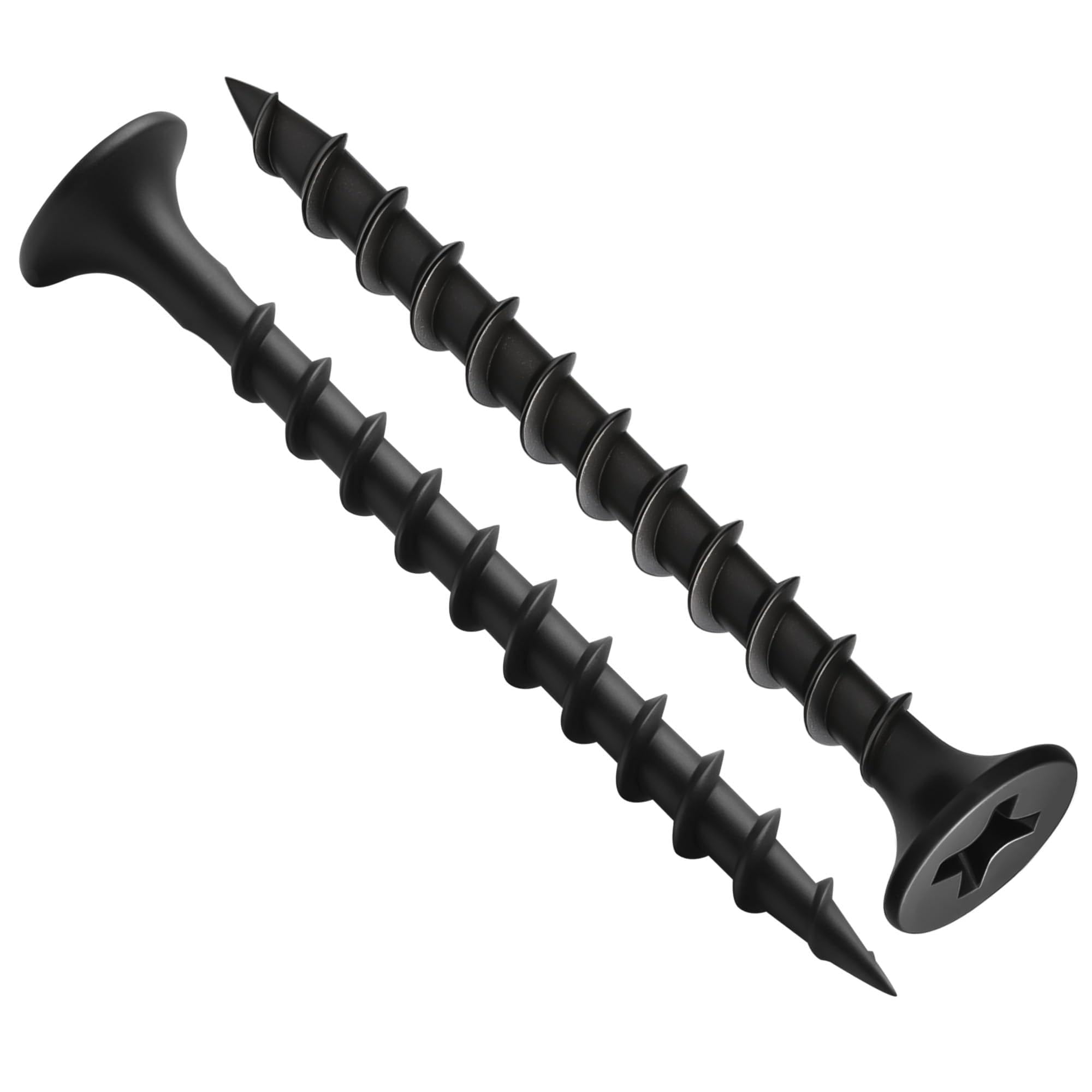 600 Drywall Screws - #6 x 1-1/2" Black -12