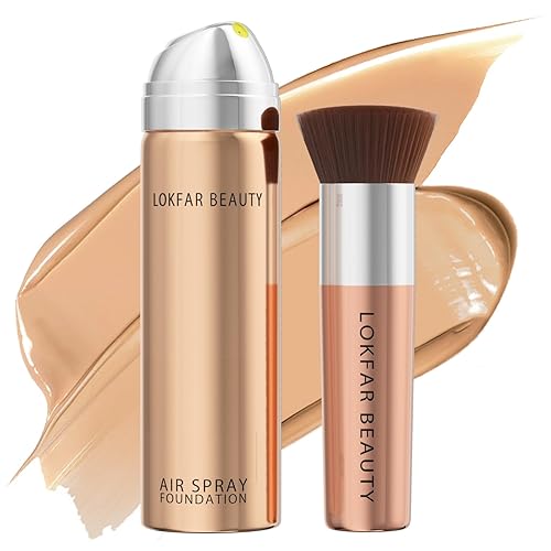 Miniatura 8 de TOSOUATOP Juego de base de aerógrafo con brocha de maquillaje suave, peso ligero, larga duración, ingrediente antienvejecimiento, fórmula de control