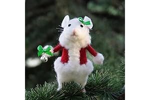 Walbest Christmas Felt Mice