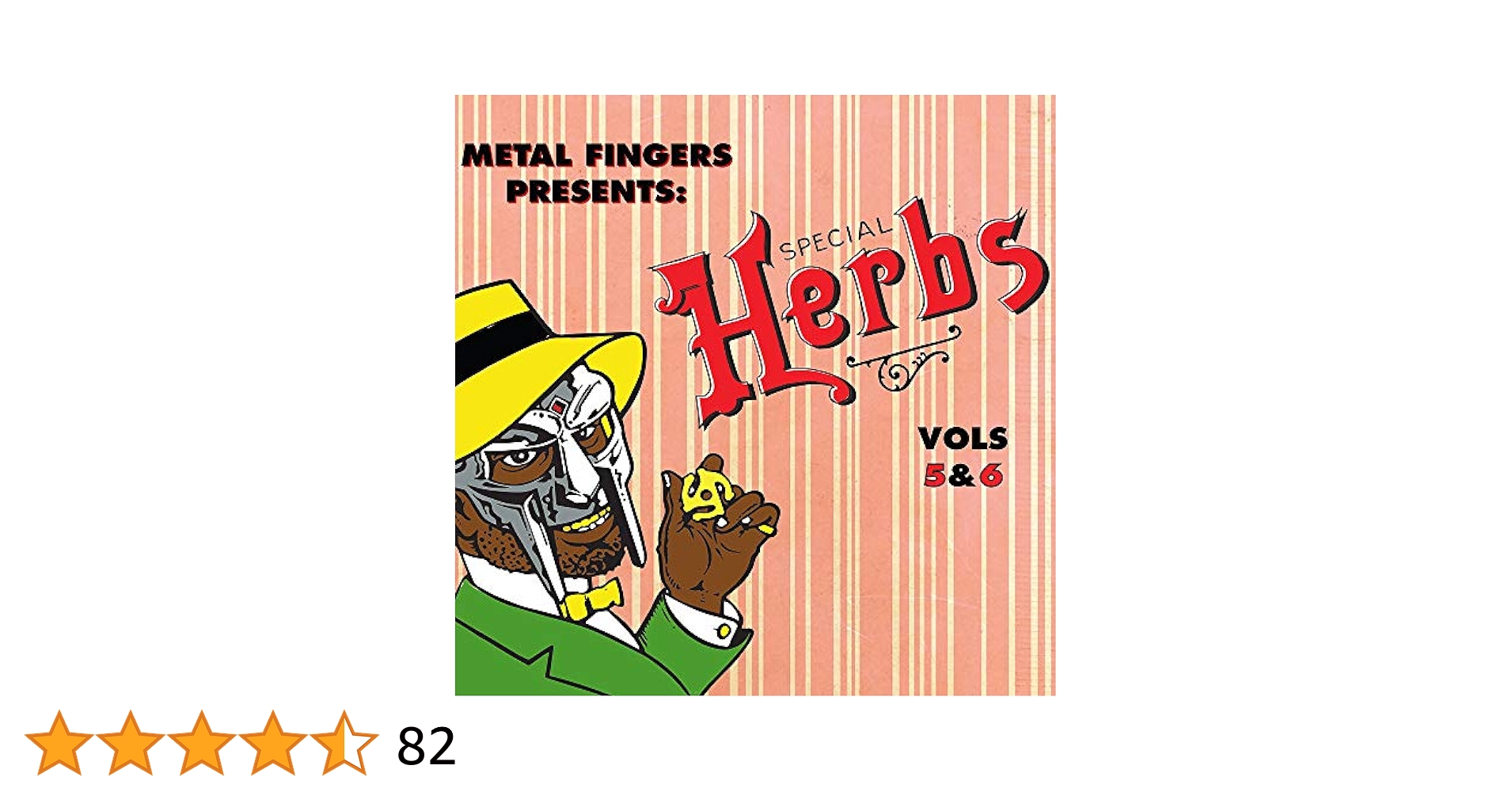 洋楽 Special herbs Volume 5 & 6 LP by MF Doom Metal Fingers Presents: Special Herbs Vol. 5 & 6 - Album by