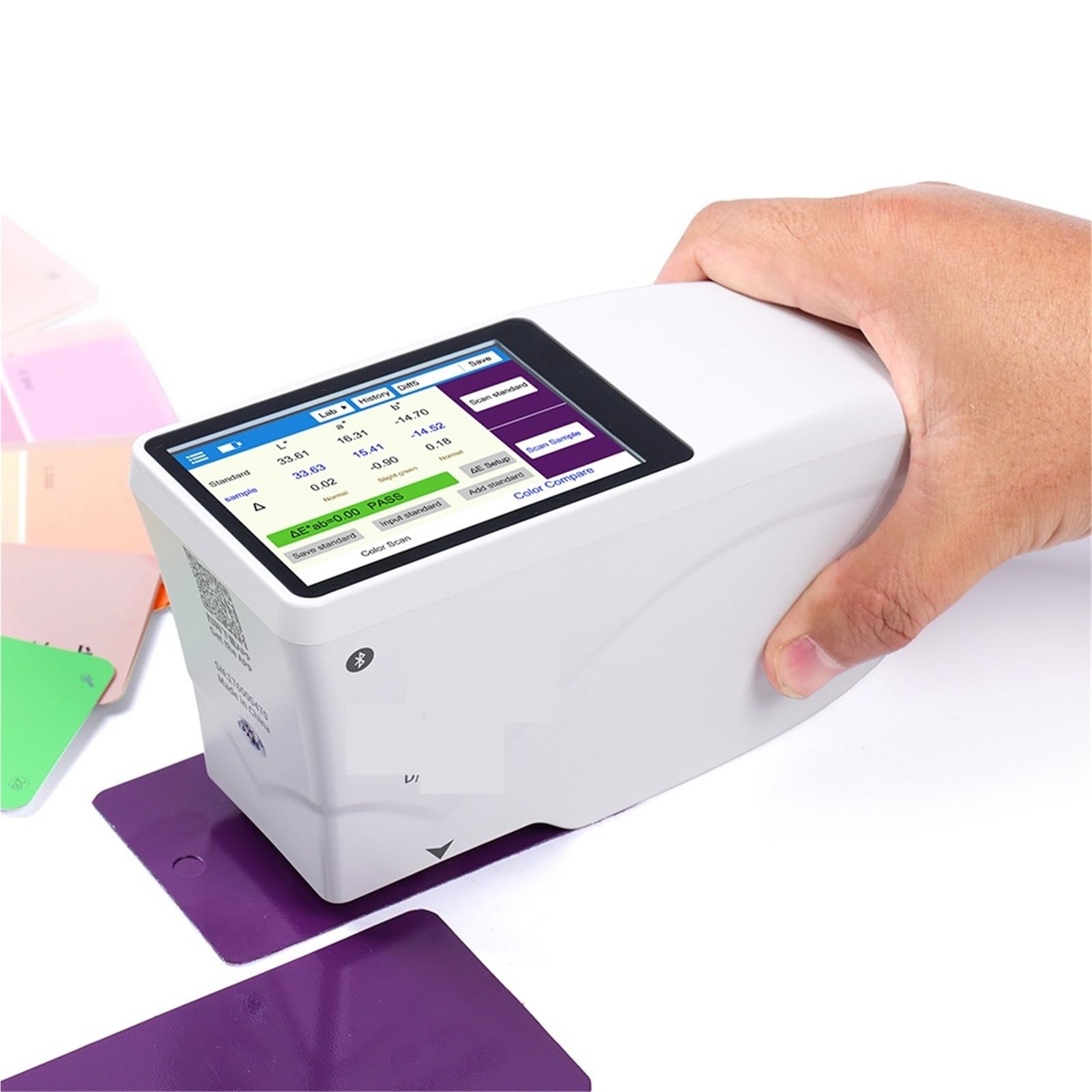 Espectrocolorímetro D/8 Espectrofotómetro de igualación de color Colorímetro de alta precisión