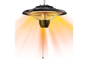 1500W Electric Hanging Patio Heater for Outdoor and Indoor