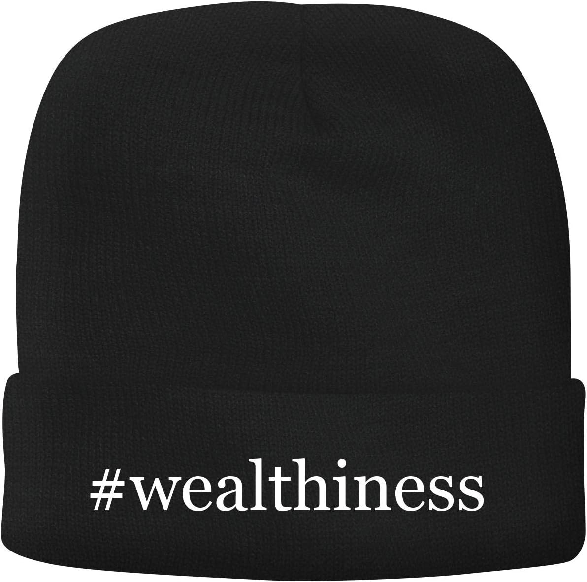BH Cool Designs #Wealthiness - Men's Hashtag Soft & Comfortable Beanie Hat Cap
