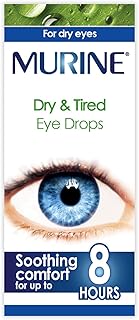 Murine Dry & Tired Eye Drops to Help Refresh and Relieve the Feeling of Tired and Dry Eyes, 15 ml (Pack of 1)