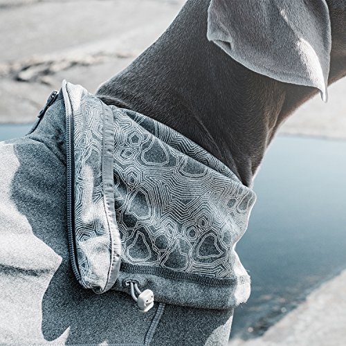 Hurtta Body Warmer Hundeanzug, Erholungsanzug, Kohlegrau, 14 Monate