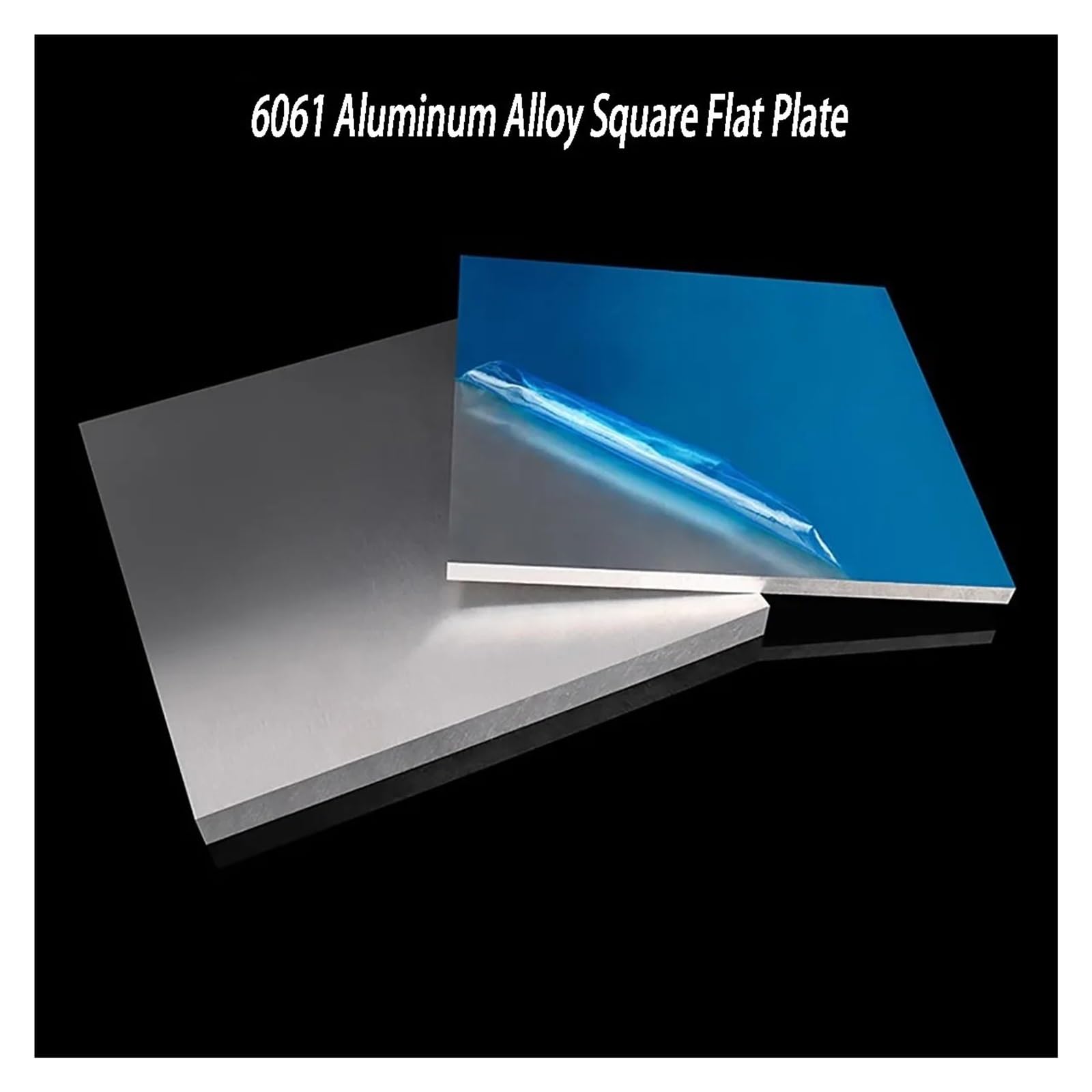 Płyta ze stopu aluminium 6061, blacha aluminiowa, rama dla majsterkowiczów, grubość płyty metalowej 0,5/2/3/4/5-15 mm (250 x 250 mm, grubość 6 mm 1 szt.)
