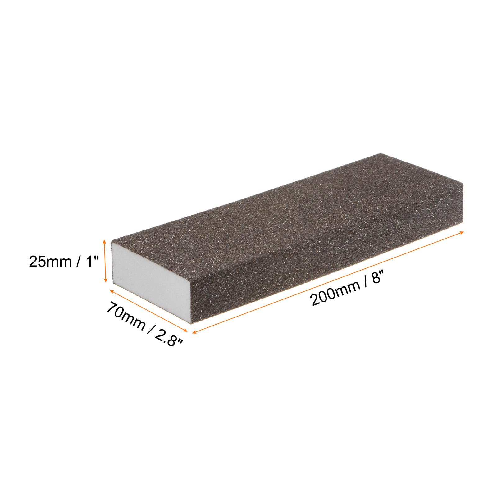 6 Bloques De Esponja De Lijado 120-180 Grit Con Borde Angular - Lavables Y Reutilizables Para Madera, Metal, Yeso