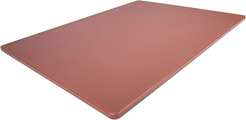 Tabla de cortar profesional libre de BPA, hecha de plástico de polietileno de alta densidad para restaurantes, apta para lavavajillas, Marrón