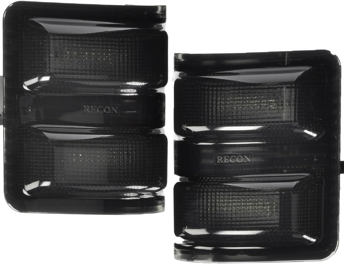 Recon 264140BK LED Mirror Smoked Lens Kit