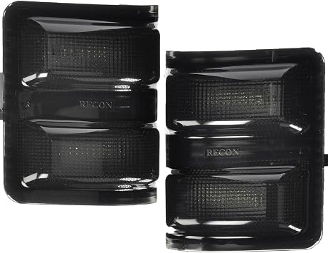 Recon 264140BK LED Mirror Smoked Lens Kit