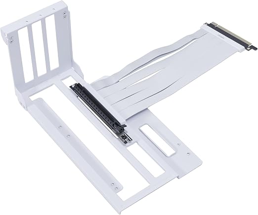 LIAN LI A3-mATX Vertical GPU Kit, White, Steel, Integrated Case, PCI-e Gen 4.0 Compatible Riser Cable Kit